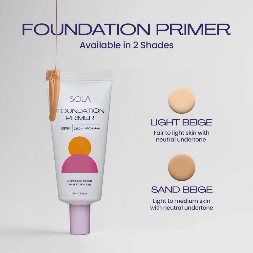 Sola Foundation Primer Sachet