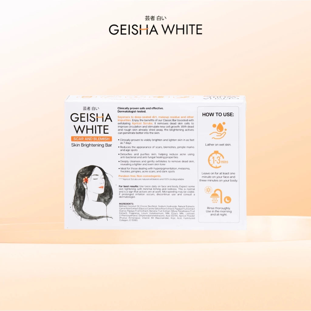Geisha White Intense Whitening Bar 65g x 2