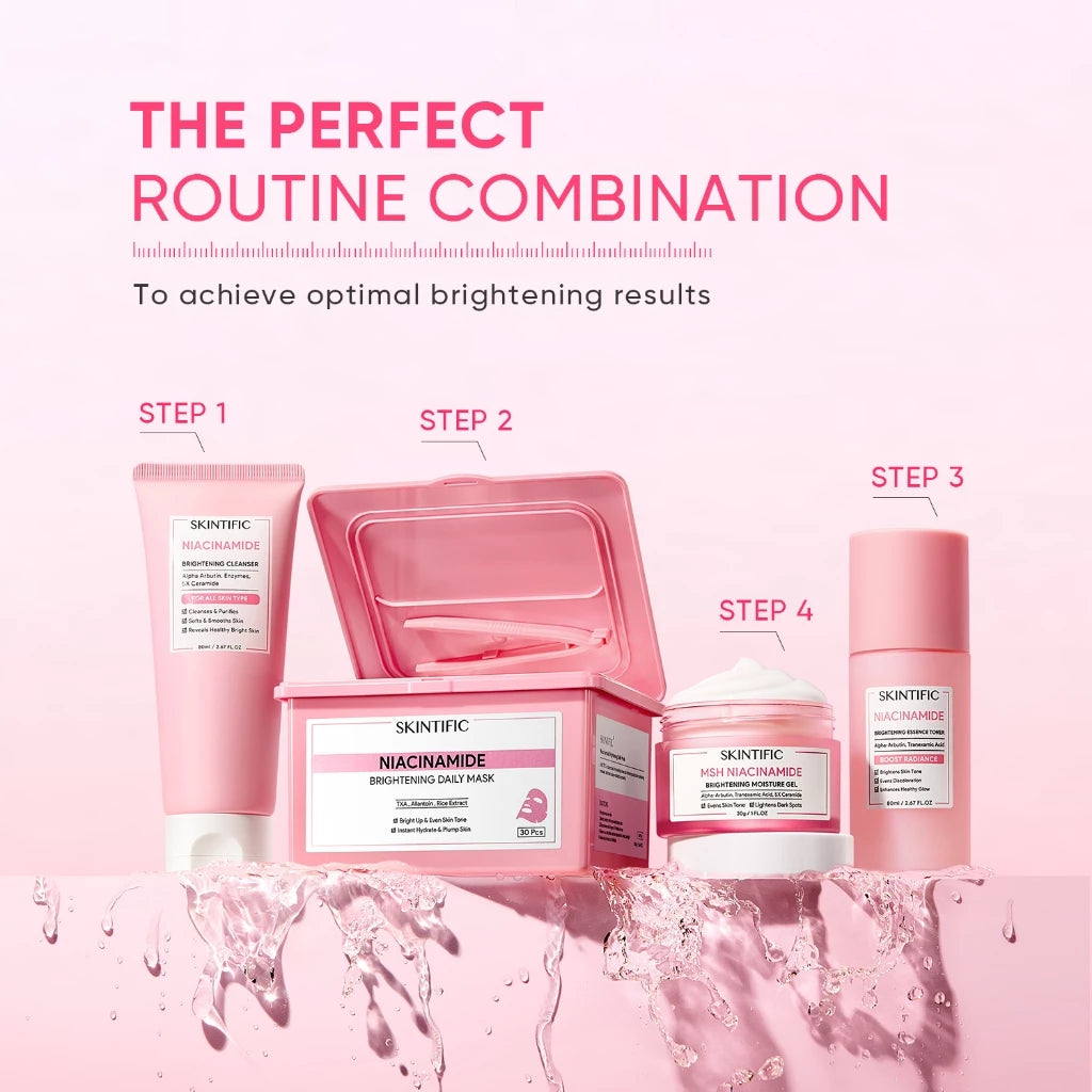 SKINTIFIC Niacinamide Brightening Mask Face 30 sheet