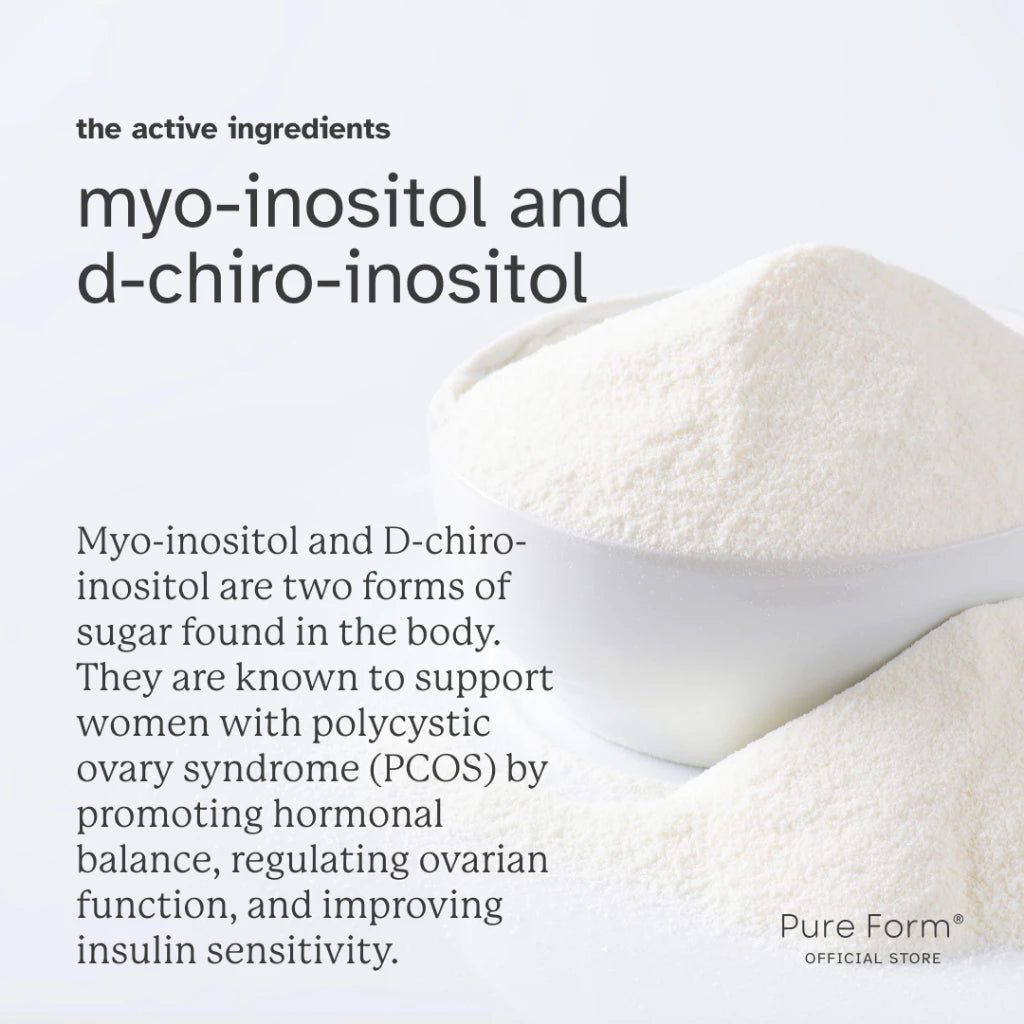 Pure Form Inositol 40:1 Myo and D-chiro Folic Acid Naturally Mildly Sweet Powder 150g