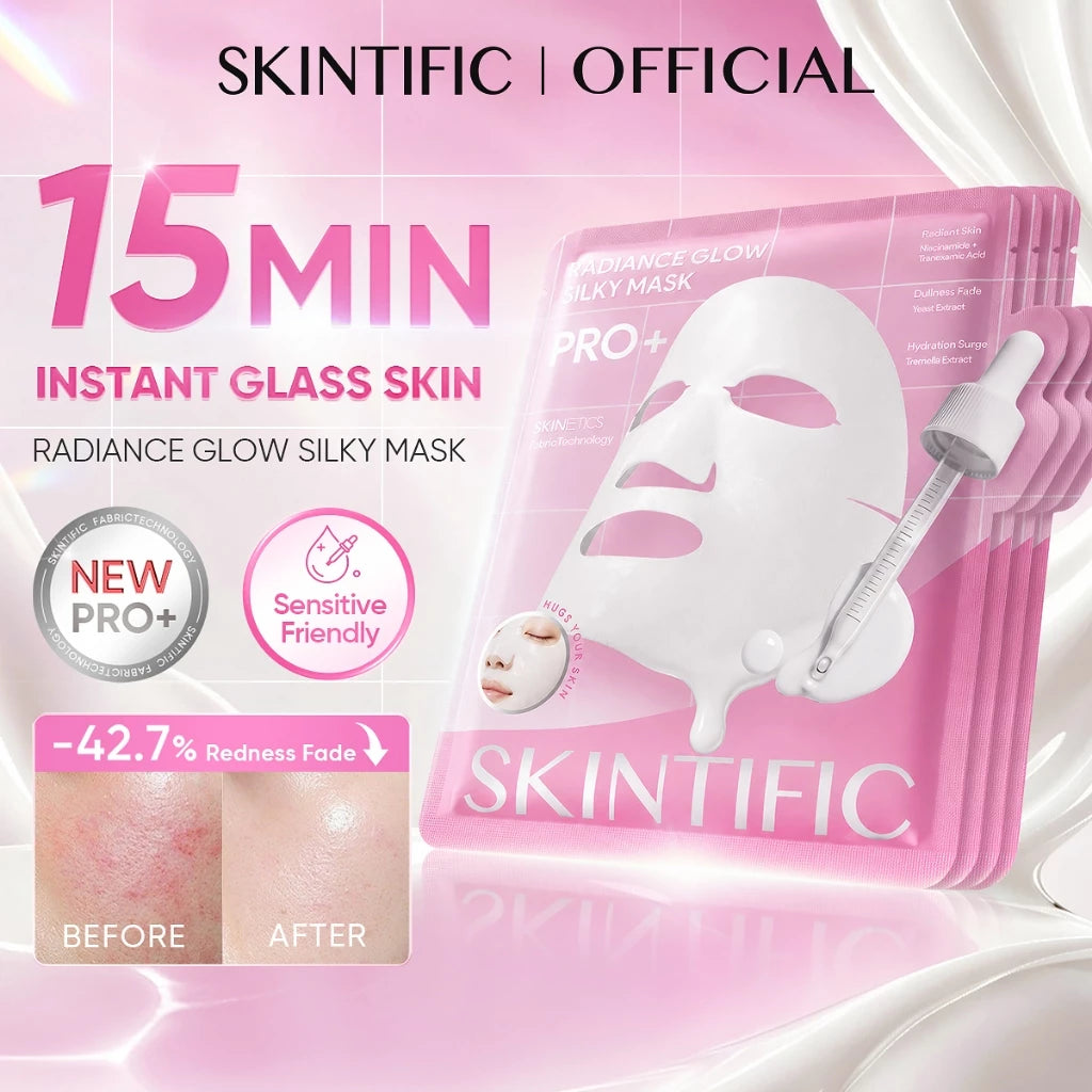 Skintific Radiance Glow Silky Sheet Mask