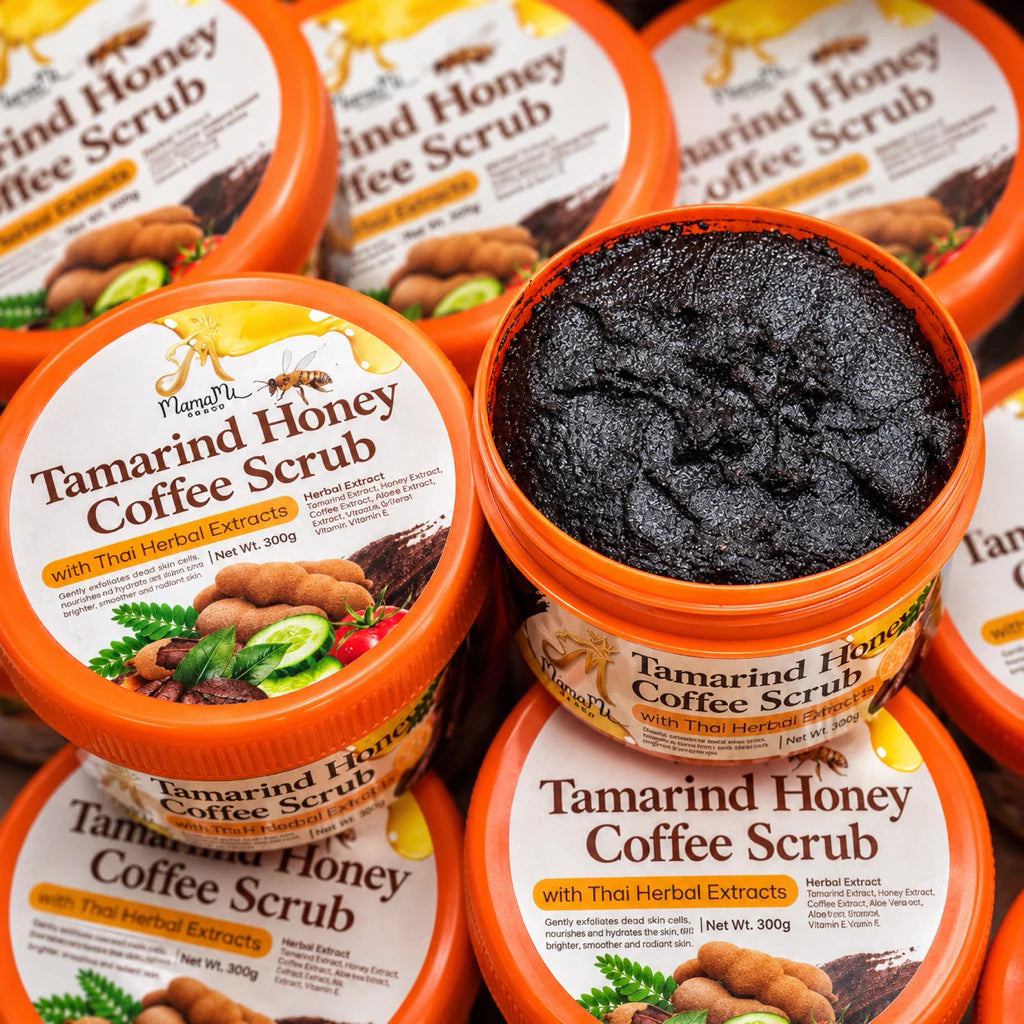 MamaMi Tamarind Honey Coffee Scrub with Thai Herbal Extracts