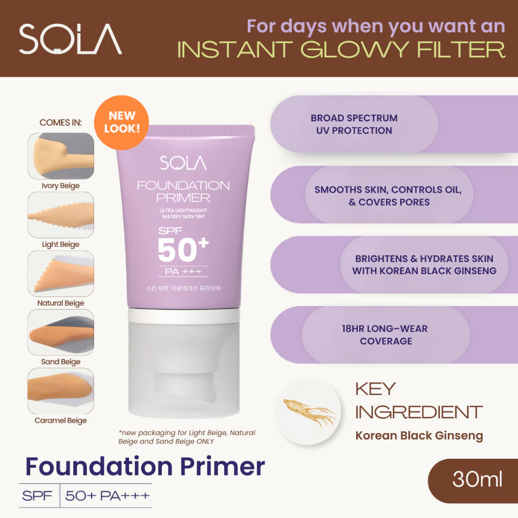 SOLA Foundation Primer SPF50+++ 30ml