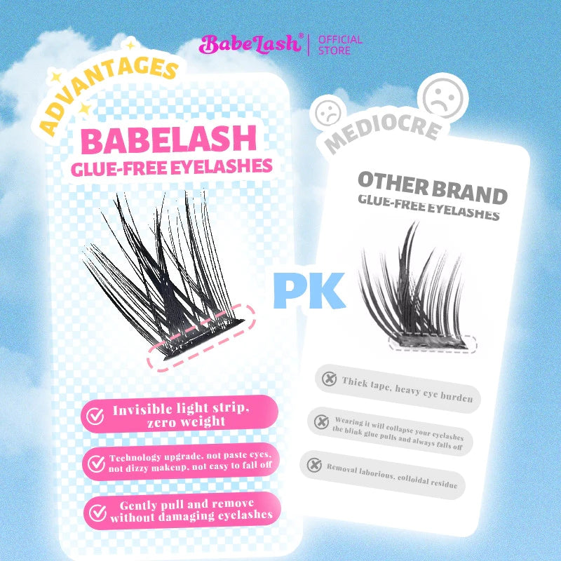 Babe Lash Glue Free Cluster Eyelashes